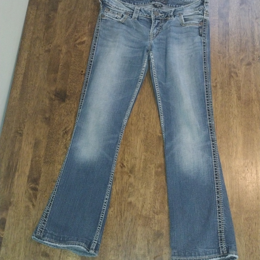 Medium Wash Silver Frances 18" Jeans 28/33